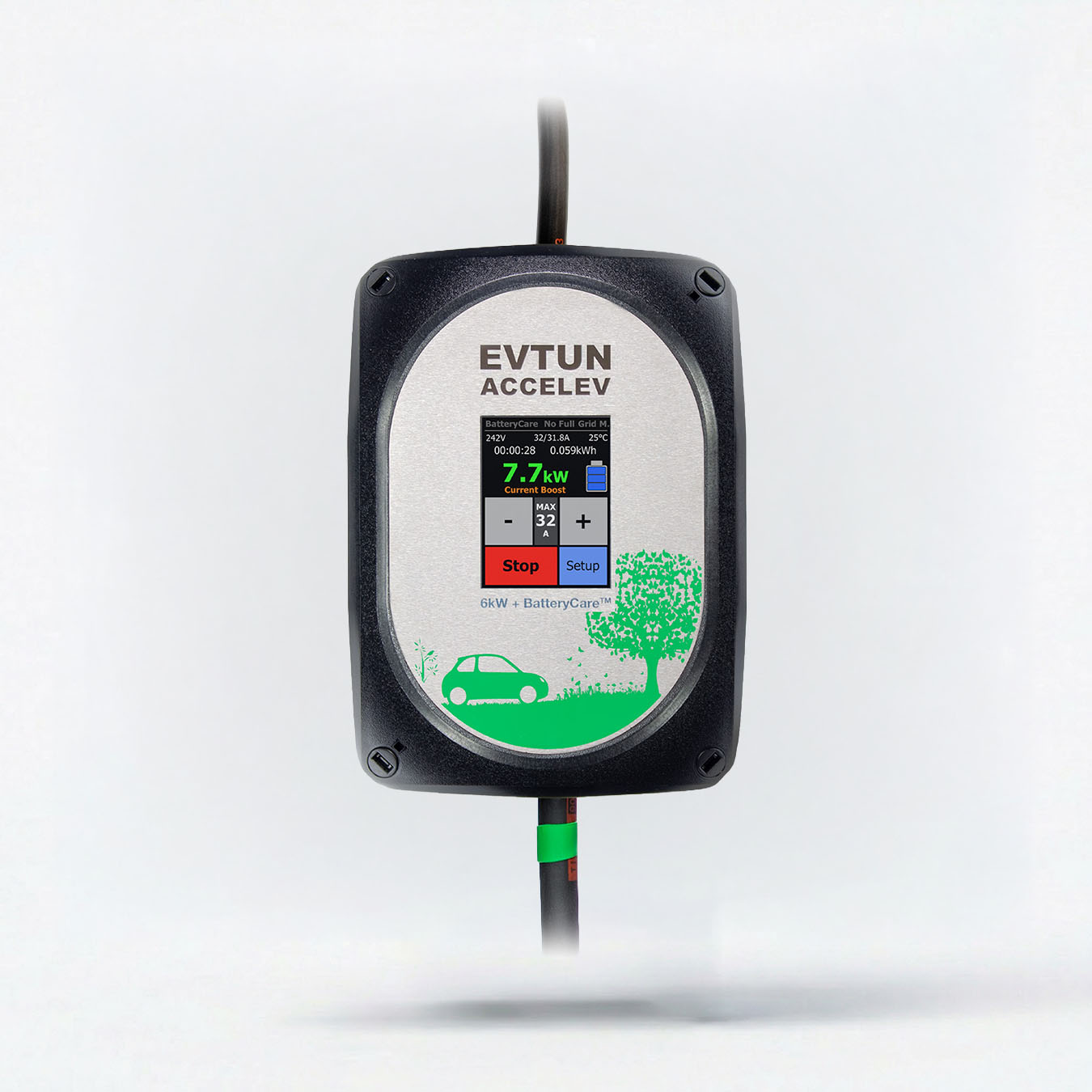 ACCELEV One 3.7kW/7.4kW- Ładowarka jednofazowa do samochodów elektrycznych